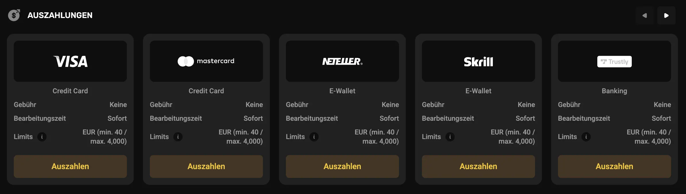 24 casino auszahlung